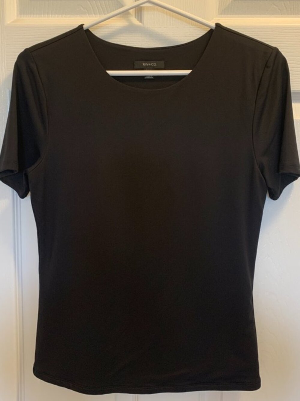 RW & Co. Womens Black Top